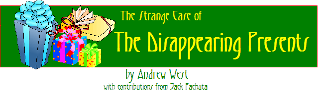 Personalized The Strange Case of the Disappearing Presents Kids Mystery Party