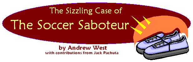 Personalized Sizzling Case of The Soccer Saboteur Mystery Party